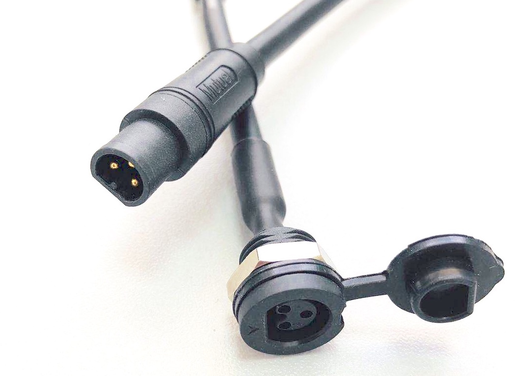 312A 3 pin Panel Mount Battery connector Buy HTF312A, ebike charger