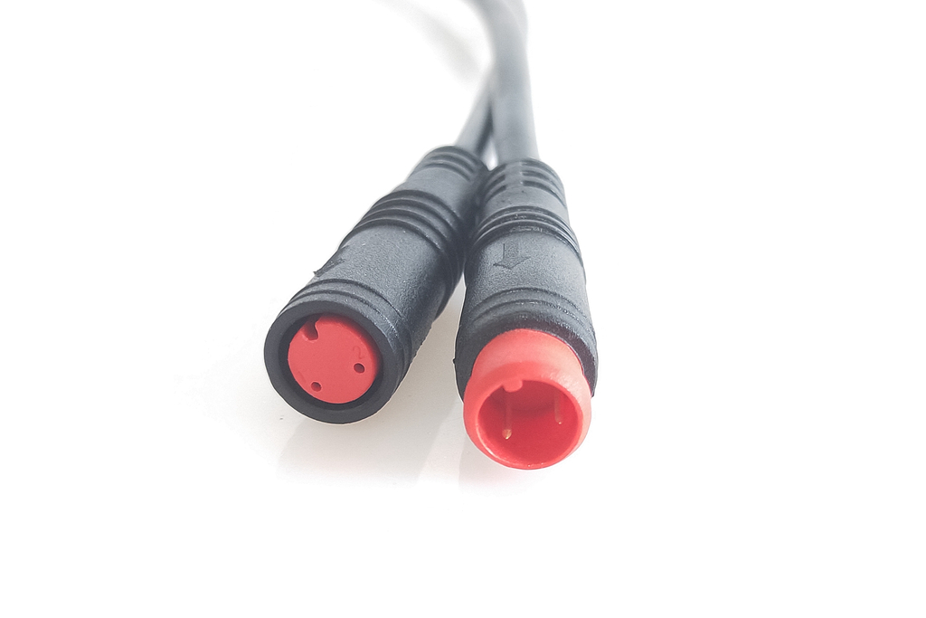 Micro Steckerset 2polig RM 1,0 Schwarz Rot 2pin connector cable black red pitch 